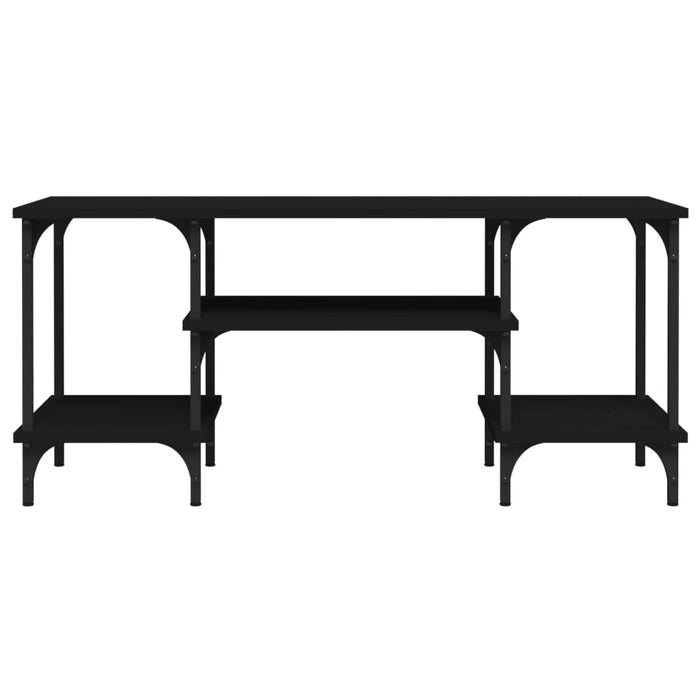 Comodă TV, negru, 102x35x45,5 cm, lemn prelucrat WALTI