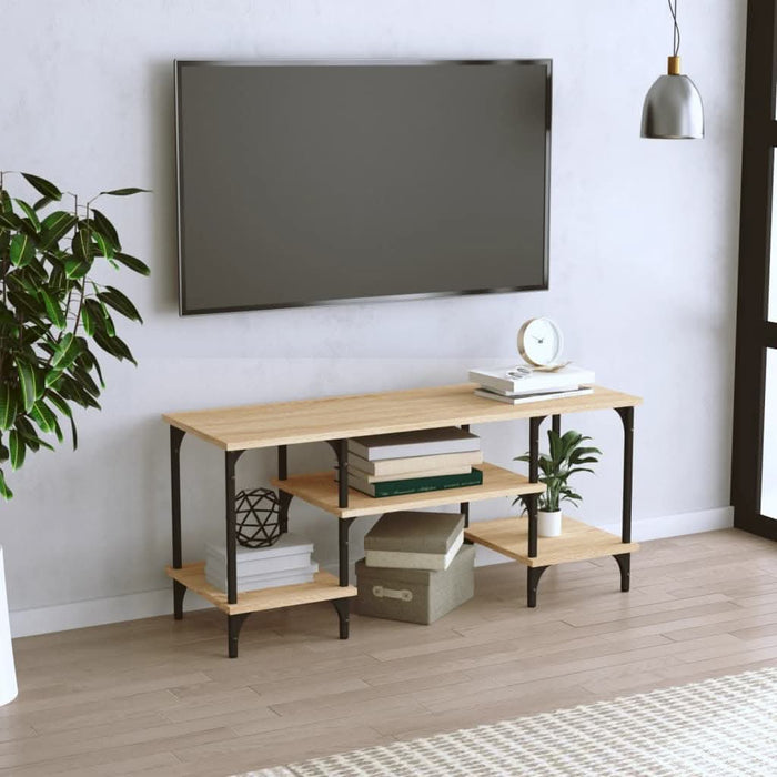 Comodă TV, stejar sonoma, 102x35x45,5 cm, lemn prelucrat - WALTI WALTI