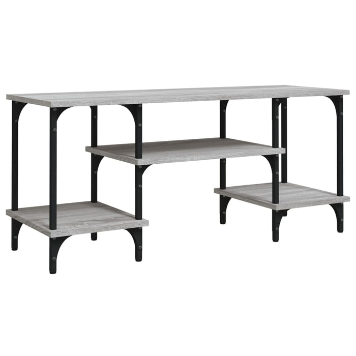 Comodă TV, gri sonoma, 102x35x45,5 cm, lemn prelucrat - WALTI WALTI