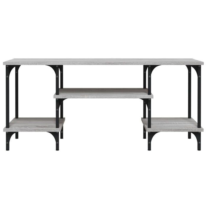 Comodă TV, gri sonoma, 102x35x45,5 cm, lemn prelucrat - WALTI WALTI