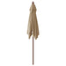 Umbrelă soare de grădină stâlp din lemn taupe 198x198x231 cm - WALTI WALTI