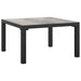 Set mobilier de grădină, 4 piese, negru și gri, poliratan - WALTI WALTI