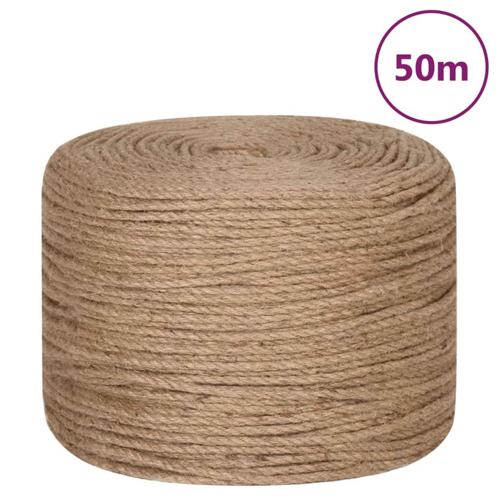 Funie de iută 50 m lungime, 6 mm grosime - WALTI WALTI