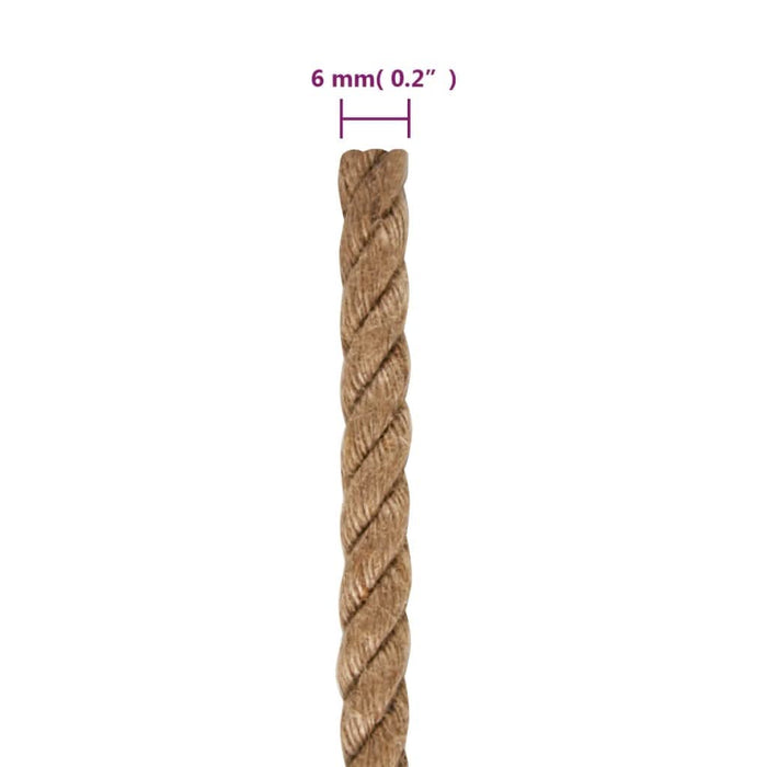 Funie de iută 50 m lungime, 6 mm grosime - WALTI WALTI