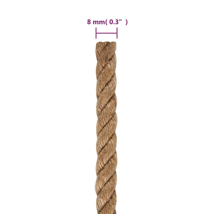 Funie de iută 50 m lungime, 8 mm grosime WALTI
