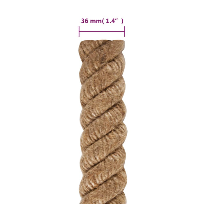 Funie de iută, 25 m lungime, 36 mm grosime - WALTI WALTI