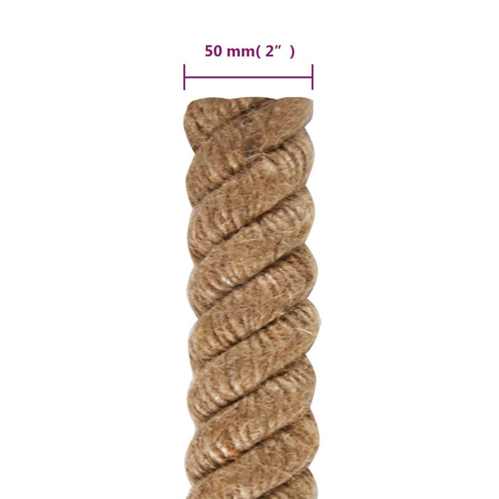 Funie de iută, 10 m lungime, 50 mm grosime - WALTI WALTI