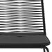 Set de servit masa pentru grădină, 5 piese, negru - WALTI WALTI