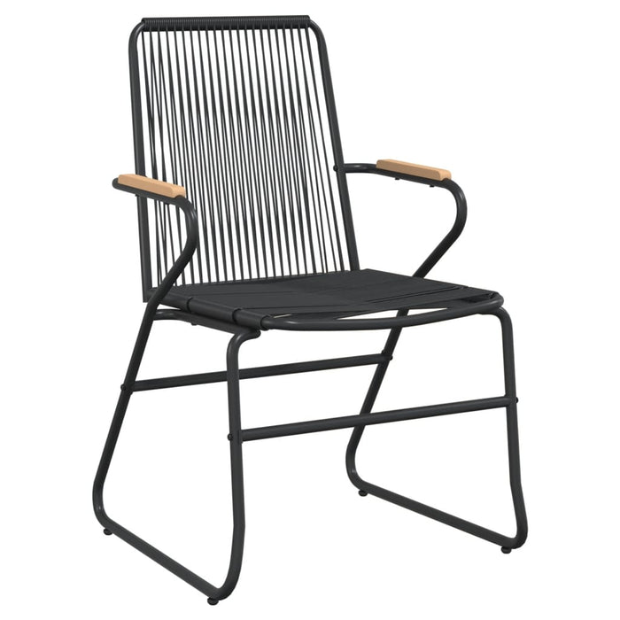 Set mobilier de grădină, 7 piese, negru, ratan PVC - WALTI WALTI
