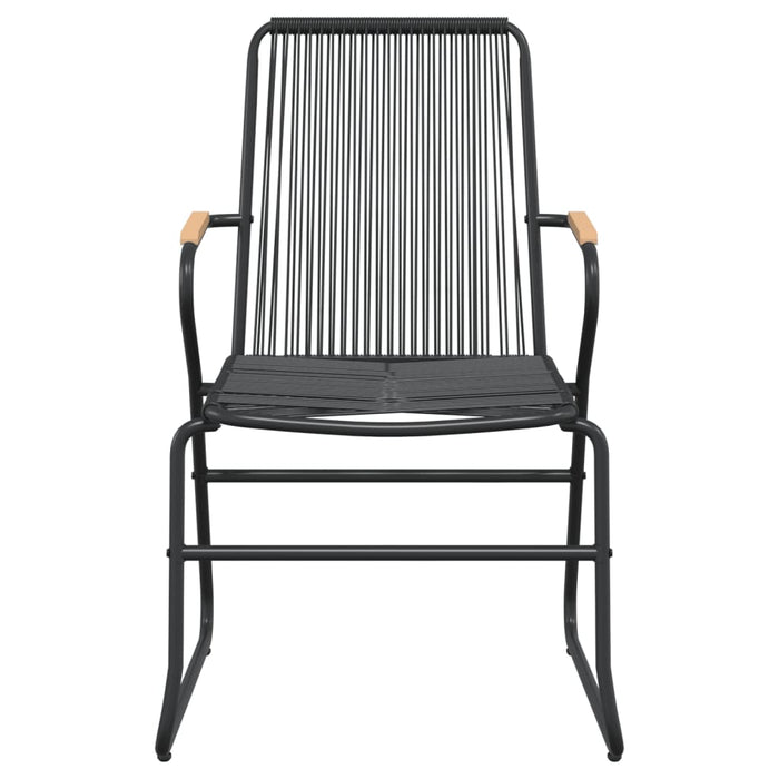 Set mobilier de grădină, 7 piese, negru, ratan PVC - WALTI WALTI