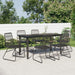Set mobilier de grădină, 7 piese, negru, ratan PVC - WALTI WALTI