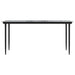 Set mobilier de grădină, 5 piese, negru, ratan PVC - WALTI WALTI