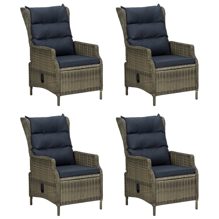 Set mobilier de grădină, 5 piese, maro, poliratan - WALTI WALTI