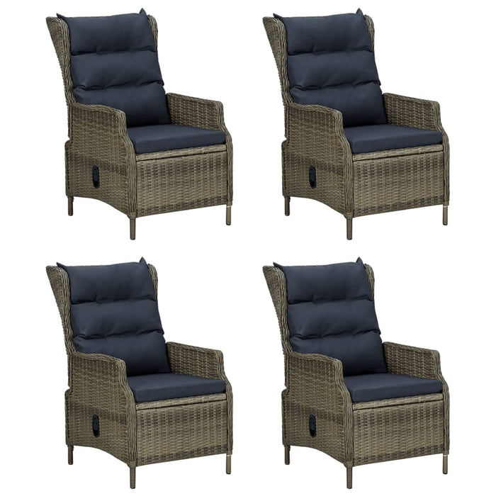 Set mobilier de grădină, 5 piese, maro, poliratan - WALTI WALTI
