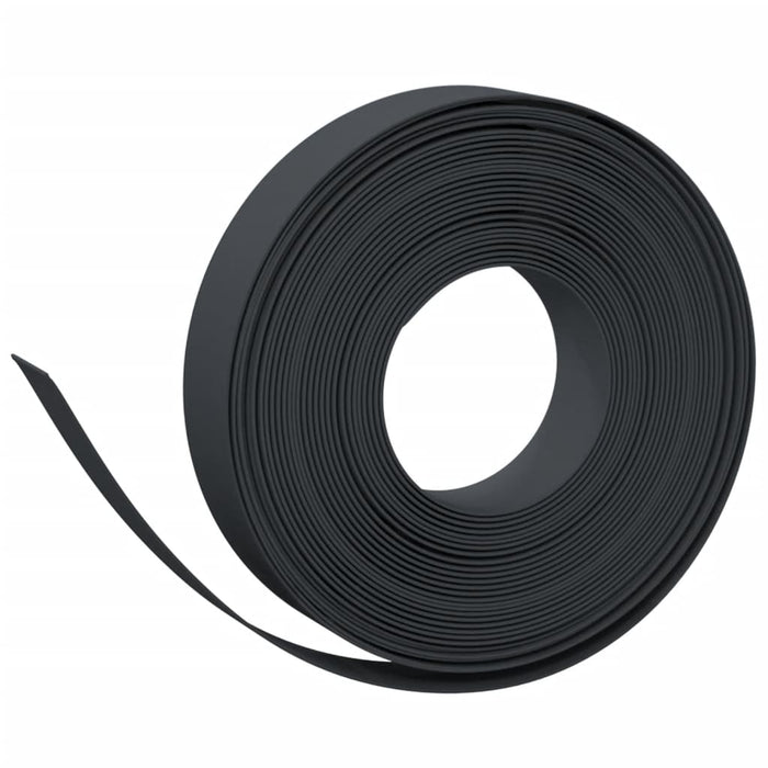 Bordură de grădină, negru, 10 m 10 cm, polietilenă - WALTI WALTI