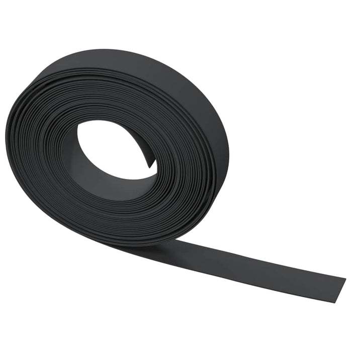 Bordură de grădină, negru, 10 m 10 cm, polietilenă - WALTI WALTI