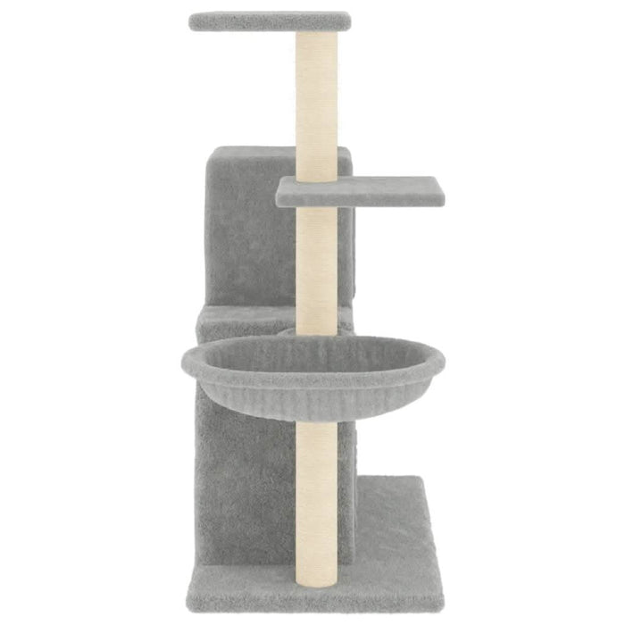 Ansamblu de pisici, stâlpi din funie sisal, gri deschis, 83 cm - WALTI WALTI