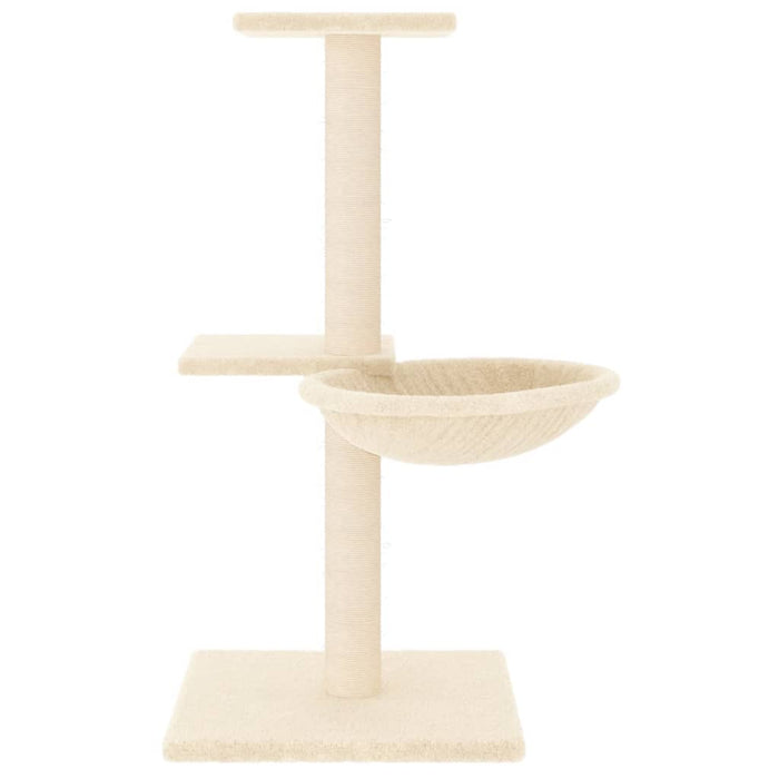 Ansamblu de pisici cu stâlpi din funie de sisal, crem, 72 cm WALTI