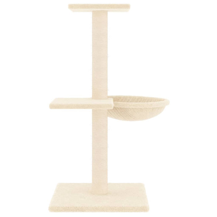 Ansamblu de pisici cu stâlpi din funie de sisal, crem, 72 cm WALTI