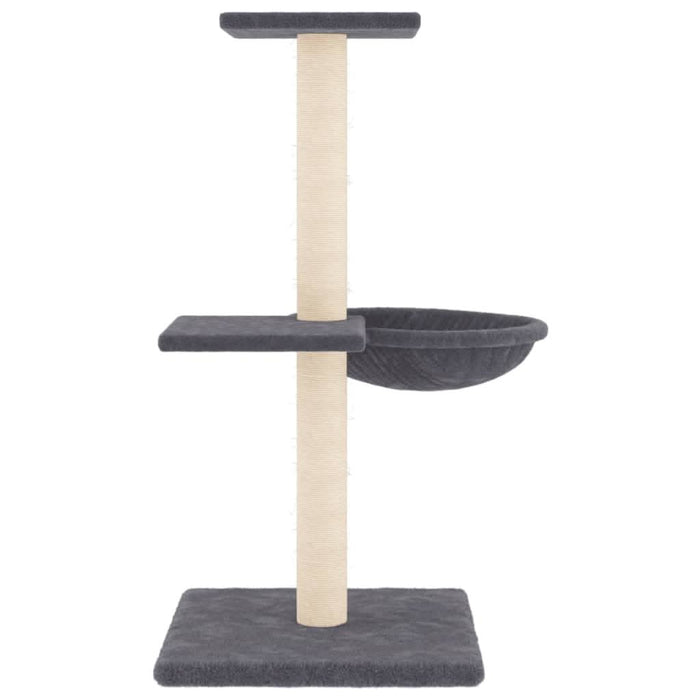 Ansamblu pisici cu stâlpi din funie sisal, gri închis, 72 cm - WALTI WALTI