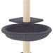 Ansamblu pisici cu stâlpi din funie sisal, gri închis, 72 cm - WALTI WALTI