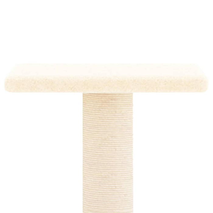 Ansamblu de pisici cu stâlpi din funie de sisal, crem, 73 cm - WALTI WALTI