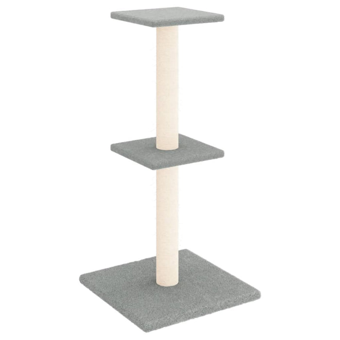 Ansamblu pisici, stâlpi din funie sisal, gri deschis, 73 cm - WALTI WALTI