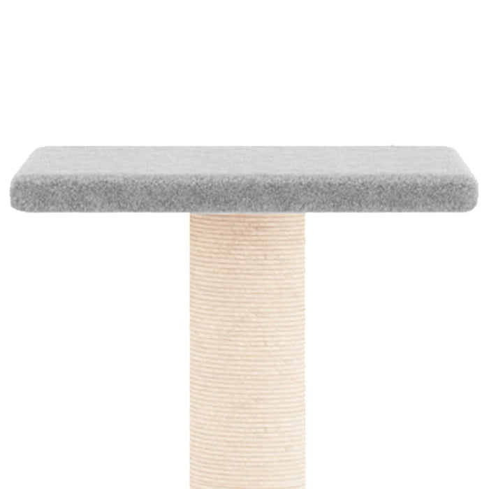 Ansamblu pisici, stâlpi din funie sisal, gri deschis, 73 cm - WALTI WALTI