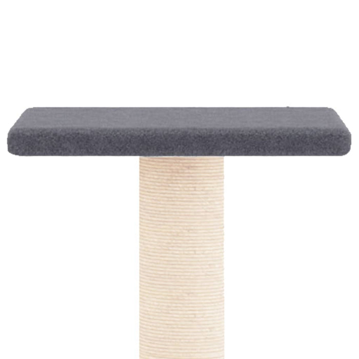 Ansamblu pisici cu stâlpi din funie sisal, gri închis, 73 cm - WALTI WALTI