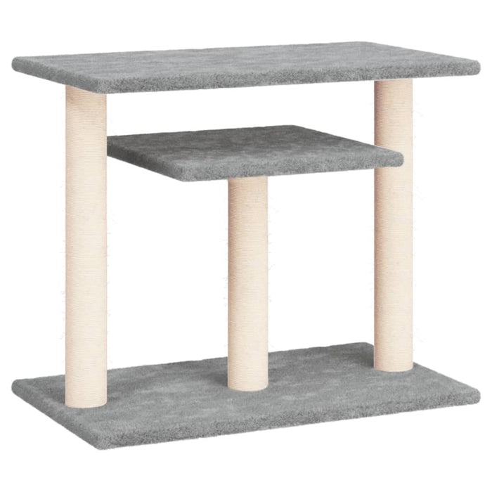 Stâlpi zgâriat pentru pisici cu platforme, gri deschis 62,5 cm WALTI