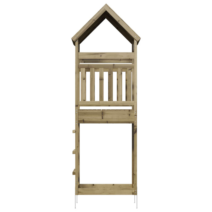 Turn de joacă în aer liber natural Pin solid impregnate WALTI