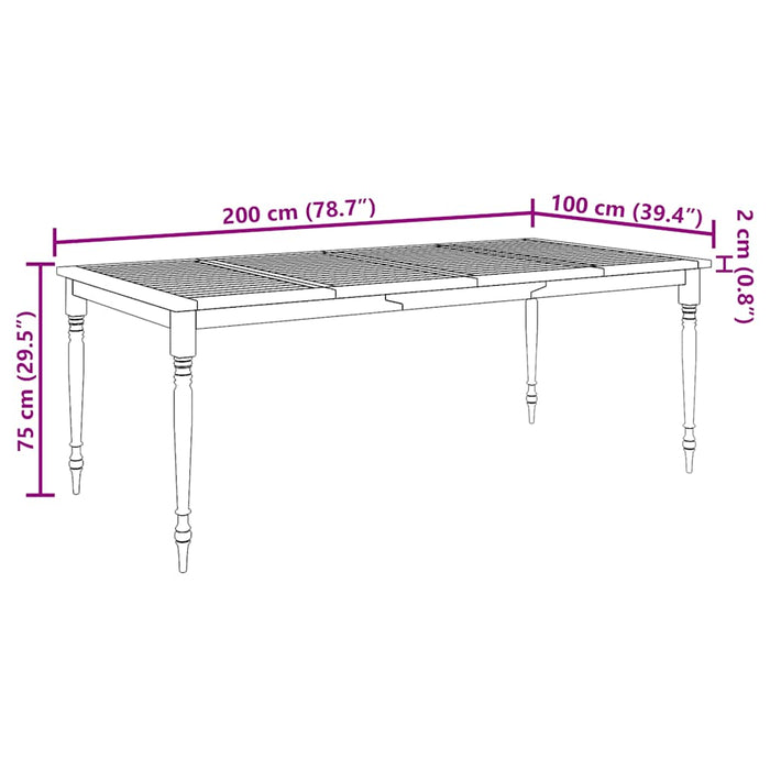 Set mobilier grădină cu perne gri închis 9 piese lemn masiv tec WALTI
