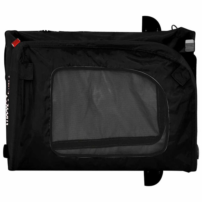 Remorcă bicicletă animale companie, negru, textil oxford/fier WALTI