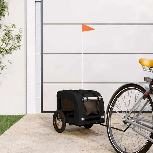 Remorcă bicicletă animale companie, negru, textil oxford/fier - WALTI WALTI