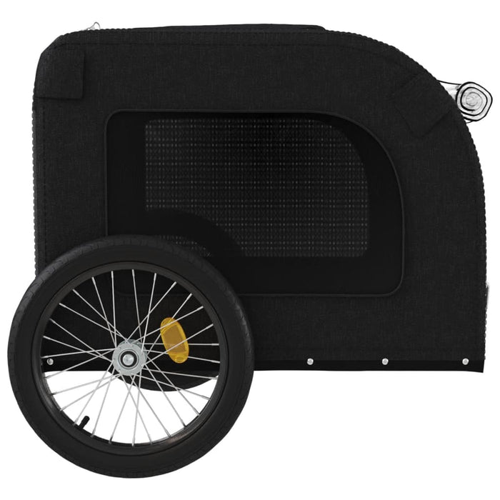 Remorcă bicicletă animale companie, negru, textil oxford/fier - WALTI WALTI