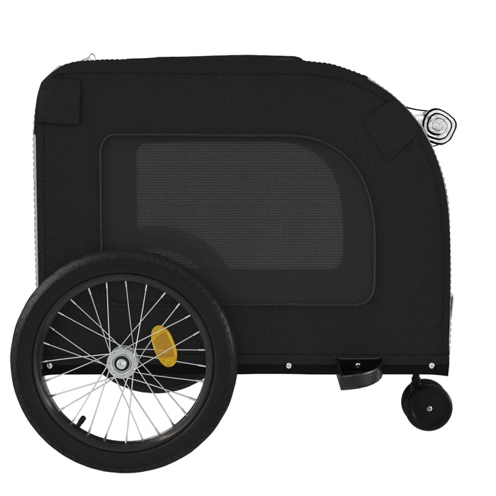 Remorcă bicicletă animale companie gri/negru textil oxford/fier WALTI