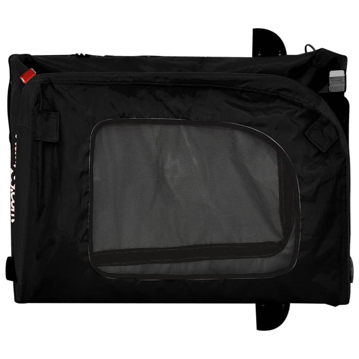 Remorcă bicicletă animale companie, negru, textil oxford/fier - WALTI WALTI