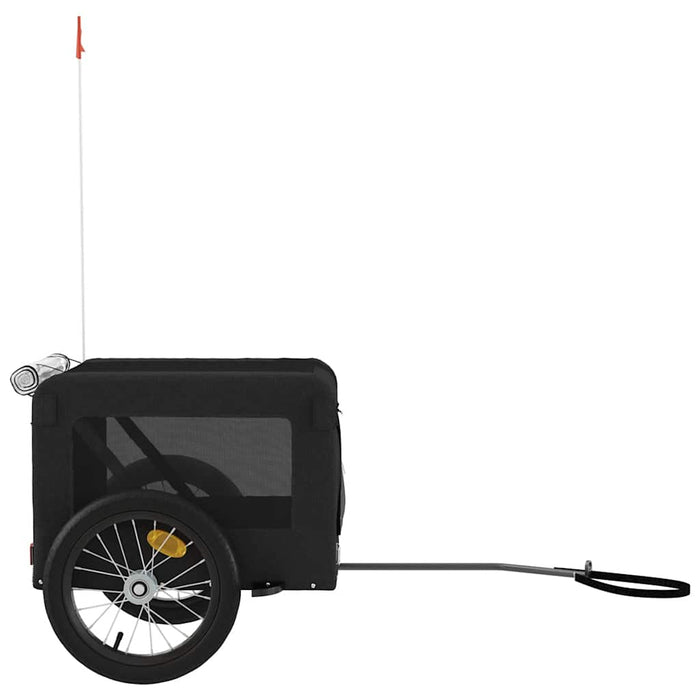 Remorcă bicicletă animale companie, negru, textil oxford/fier WALTI