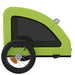 Remorcă de bicicletă animale companie, verde textil oxford/fier - WALTI WALTI