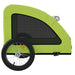 Remorcă de bicicletă animale companie, verde textil oxford/fier - WALTI WALTI
