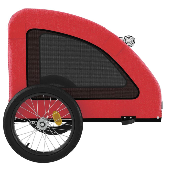 Remorcă de bicicletă animale companie, roșu, textil oxford/fier - WALTI WALTI