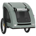 Remorcă de bicicletă animale companie, gri, textil oxford/fier - WALTI WALTI