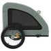 Remorcă de bicicletă animale companie, gri, textil oxford/fier - WALTI WALTI