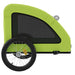 Remorcă de bicicletă animale companie, verde textil oxford/fier - WALTI WALTI