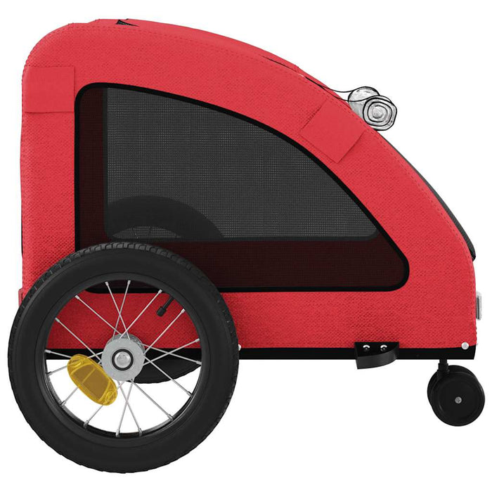 Remorcă de bicicletă animale companie, roșu, textil oxford/fier - WALTI WALTI