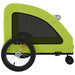 Remorcă de bicicletă animale companie, verde textil oxford/fier - WALTI WALTI