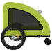 Remorcă de bicicletă animale companie, verde textil oxford/fier - WALTI WALTI