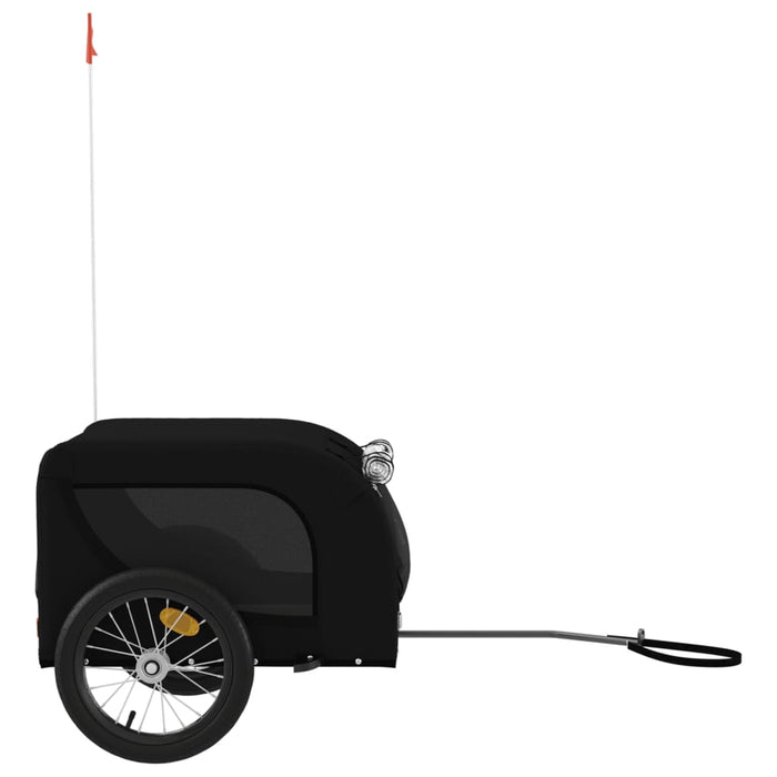 Remorcă bicicletă animale companie, negru, textil oxford/fier - WALTI WALTI