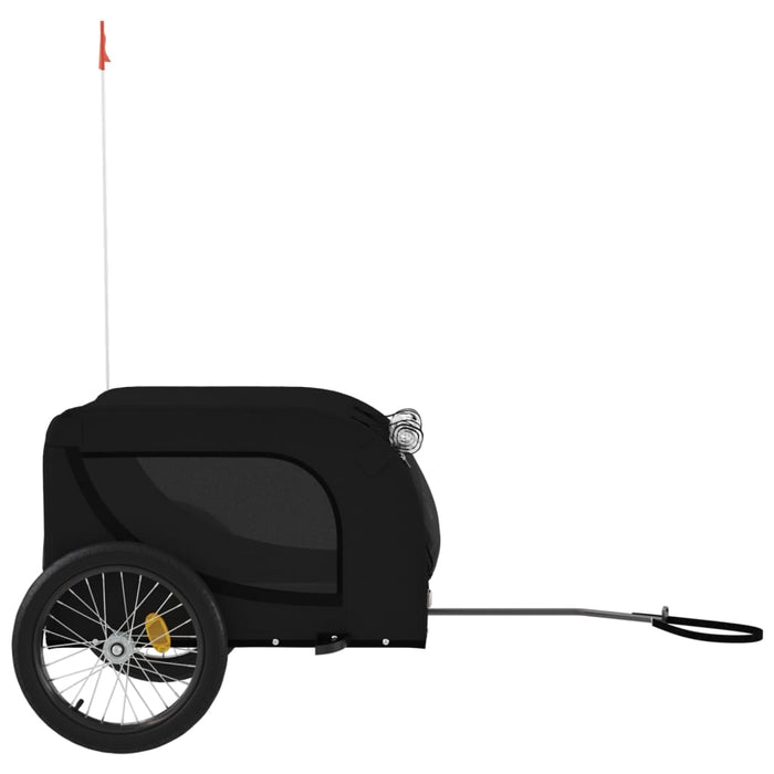 Remorcă bicicletă animale companie, negru, textil oxford/fier - WALTI WALTI