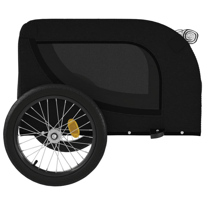 Remorcă bicicletă animale companie, negru, textil oxford/fier - WALTI WALTI